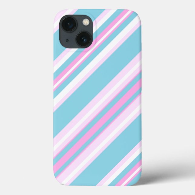 Étui Chic Rose Turquoise Rayé Case-Mate pour iPad (Verso)