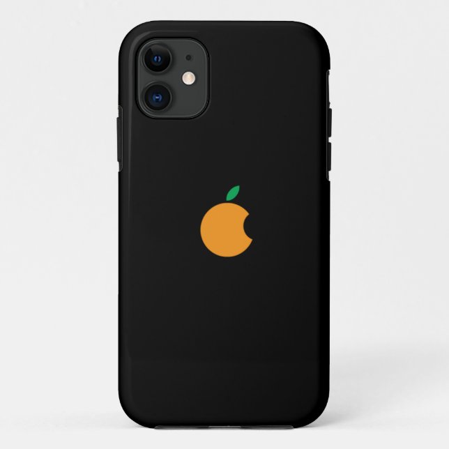 étui de iphone avec logo orange (Dos)