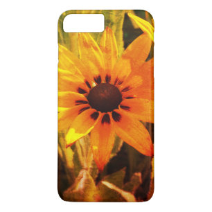 Étui de photo de fleur jaune