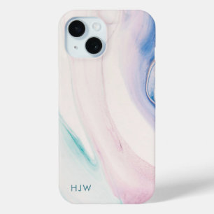 Étui de téléphone à aquarelle abstraite moderne