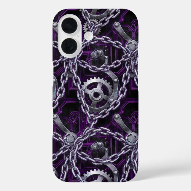 Étui de téléphone à chaîne Cyber Gothic (Verso)