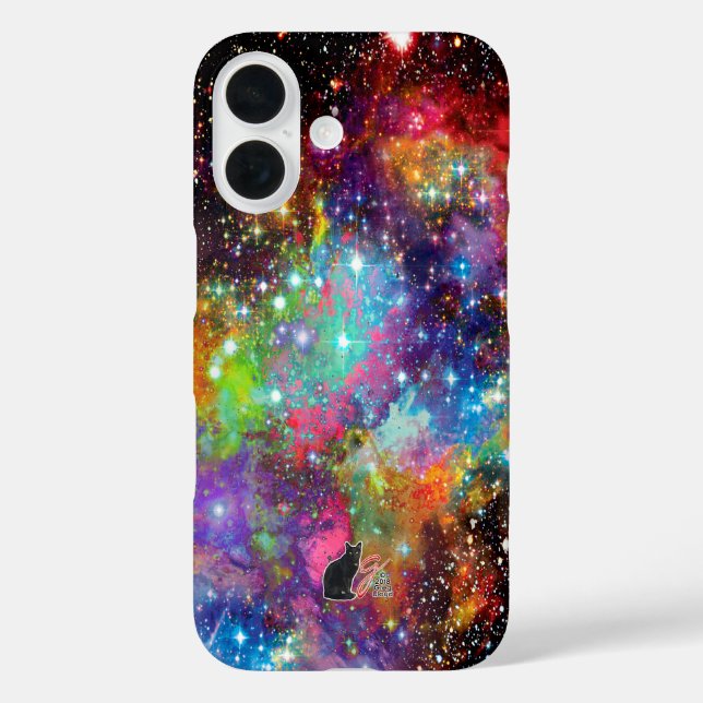 Étui de téléphone à champ d'étoiles incandescentes (Verso)