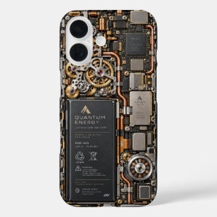 Étui de téléphone à circuit imprimé de technologie