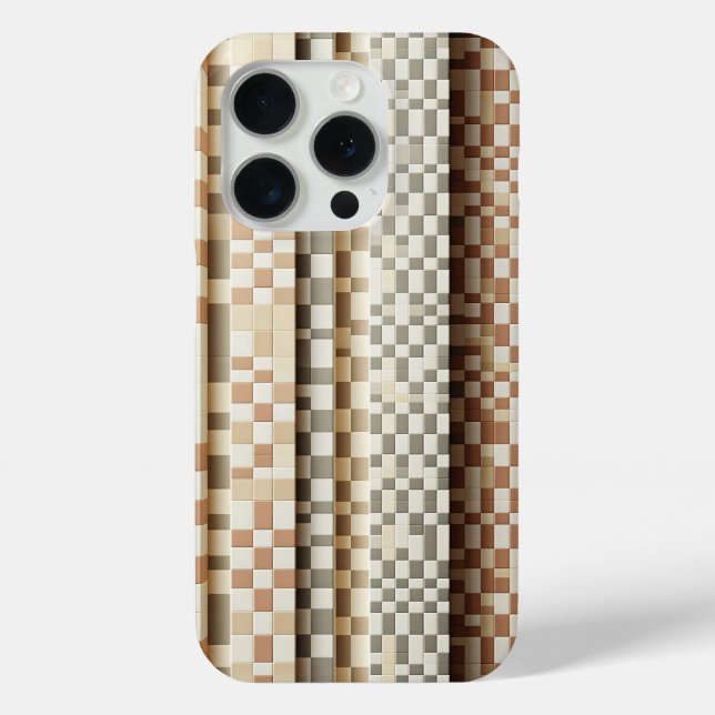 Étui de téléphone à colonnes mosaïques verticales  (Verso)