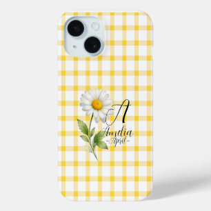 Étui de téléphone à fleurs de naissance personnali