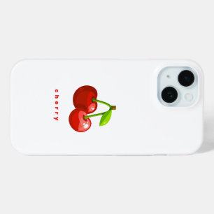 étui de téléphone à la cerise