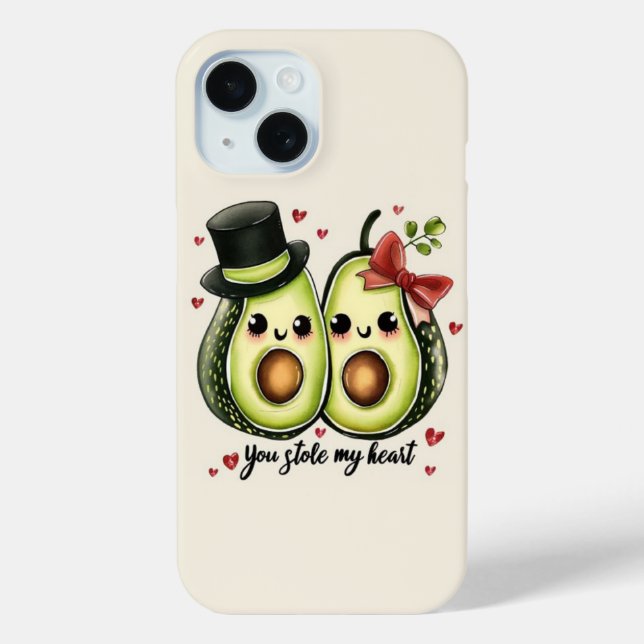 Étui de téléphone à l'esthétique de l'amour kawaii (Verso)