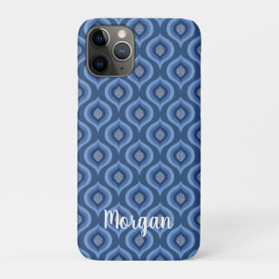 Étui de téléphone à motif bleu   Protective Patter