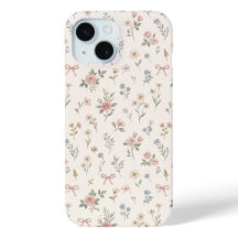 Étui de téléphone à motif de nœud rose fleur sauva
