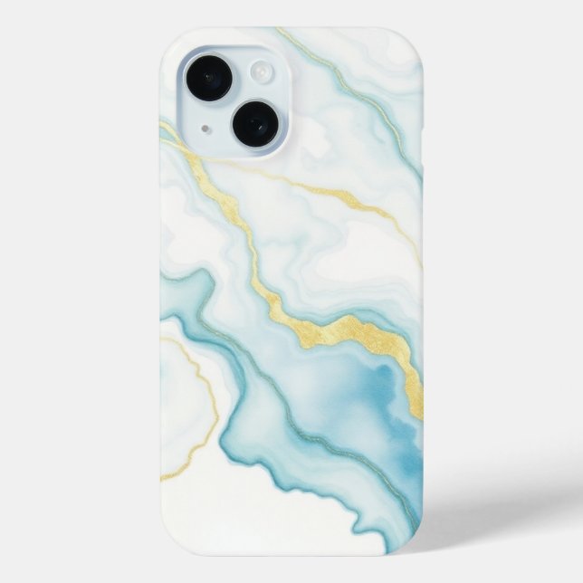 Étui de téléphone à motif marbré pour iPhone  (Verso)