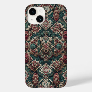 Étui de téléphone à ornement floral vintage - Cla