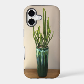 "Étui de téléphone à plantes succulentes vertes" p