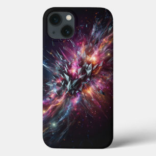 Étui de téléphone à rafale d'énergie cristalline a