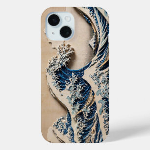 Étui de téléphone à relief 3D ombré "Grande Vague"