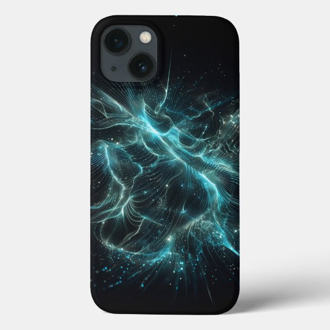 Étui de téléphone à réseau numérique sarcelle élec (Verso)