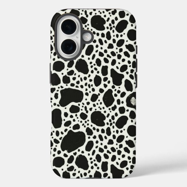 Étui de téléphone à taches chic de dalmatien (Verso)