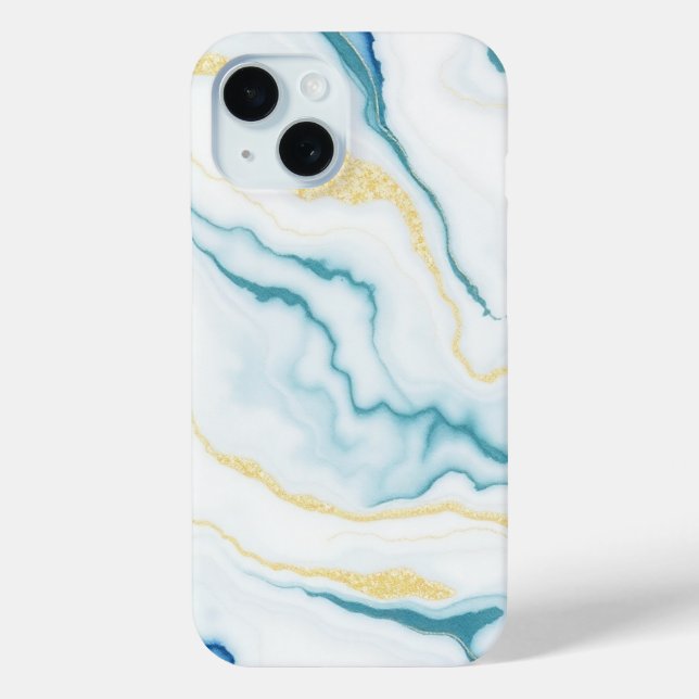 Étui de téléphone abstrait rétro pour iPhone (Verso)