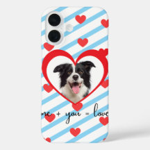 Étui de téléphone Amour de Chien Mignon – Moi + To