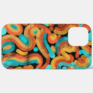 Étui de téléphone amusant, abstrait et coloré