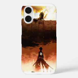Étui de téléphone Anime Attack On Titan Colossal T