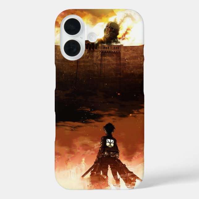 Étui de téléphone Anime Attack On Titan Colossal T (Verso)