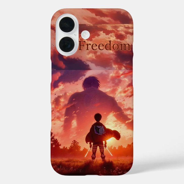 Étui de téléphone Anime Liberté Attack on Titan (Verso)