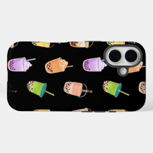 Étui de téléphone au lait de thé boba mignon