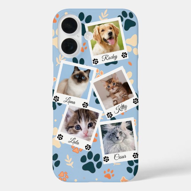 Étui de téléphone avec collage de photos de compag (Verso)