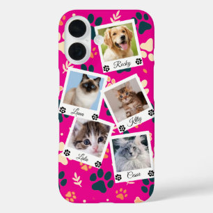 Étui de téléphone avec collage de photos de compag