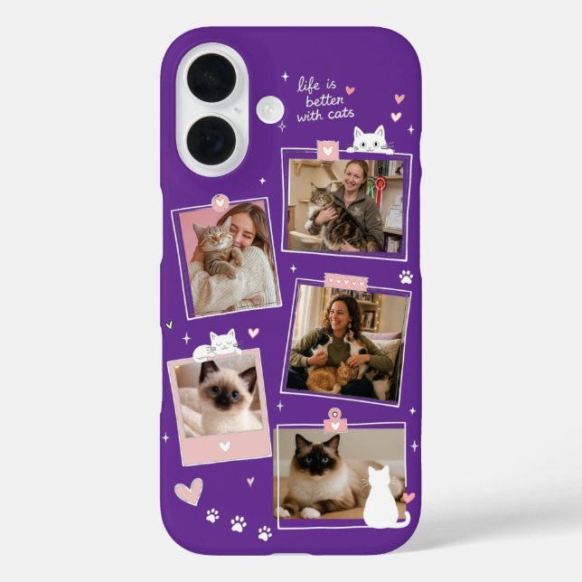 Étui de téléphone avec collage de photos pour amat (Verso)
