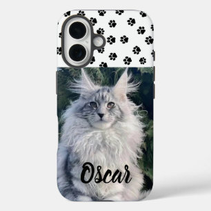 Étui de téléphone avec photo de chat personnalisée