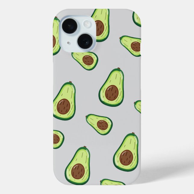 Étui de téléphone Avocat Mignon – Design Vert Esth (Verso)