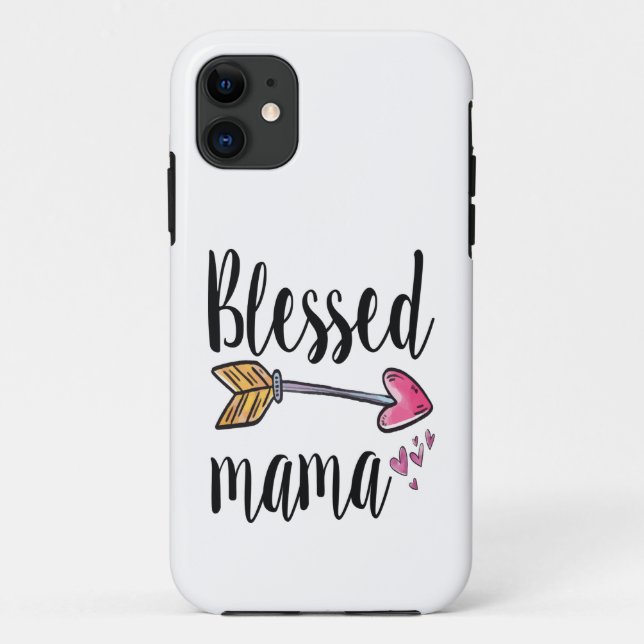 Étui de téléphone Blessed Mama pour Maman (Dos)