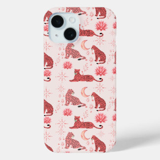 Étui de téléphone Boho Aloe Moon Léopards