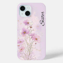 Étui de téléphone botanique à fleur de naissance p