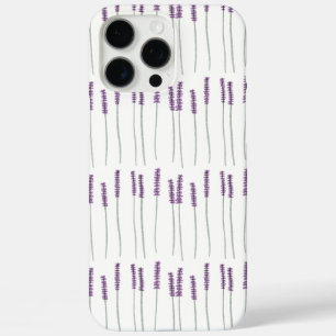 Étui de téléphone botanique minimal lavande