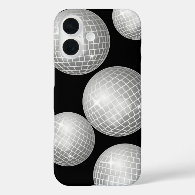 Étui de téléphone boule disco – Lueur Rétro et Vib (Verso)