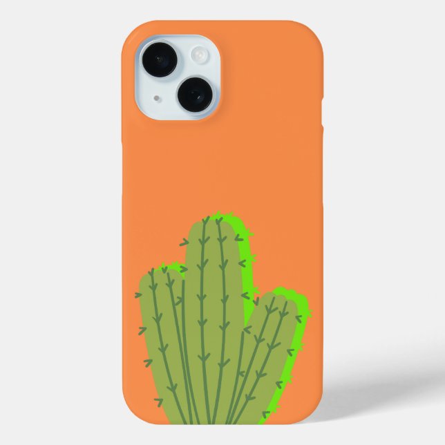 Étui de téléphone Cactus Mignon | Étui de plante d (Verso)