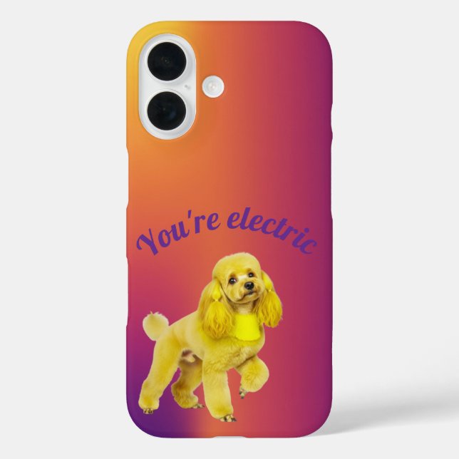 Étui de téléphone caniche (Verso)