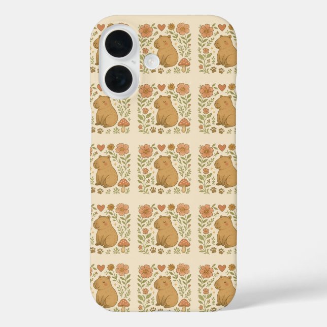 Étui de téléphone Capybara Mignon – Esthétique Ani (Verso)