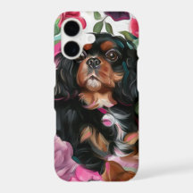 Étui de téléphone Cavalier noir et feu