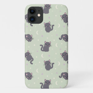Étui de téléphone Chat Gris Mignon Sage