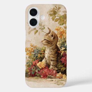 Étui de téléphone Chaton Mignon vintage pour amate