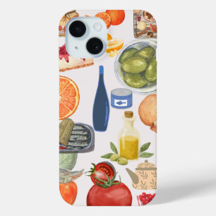 Étui de téléphone Collage de Nourriture Gourmet