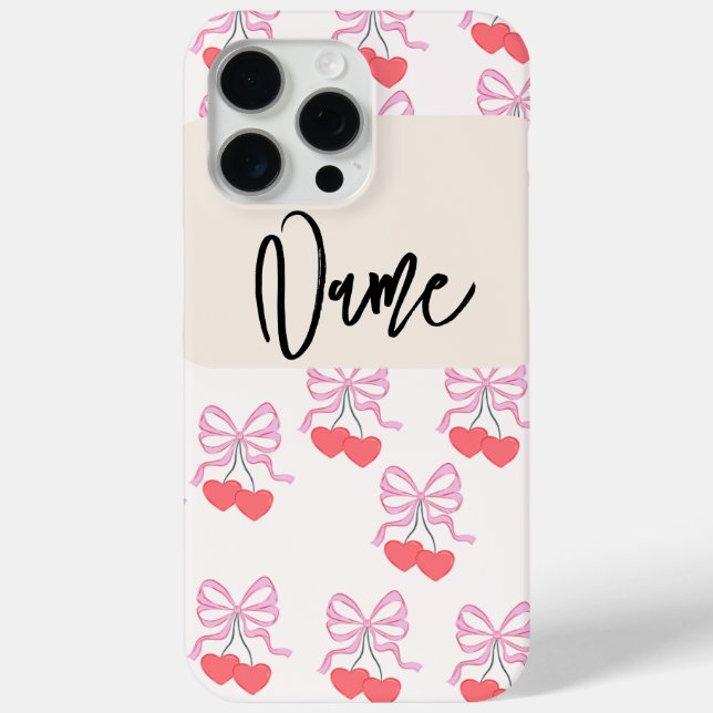 étui de téléphone coloré et joyeux avec nom (Verso)