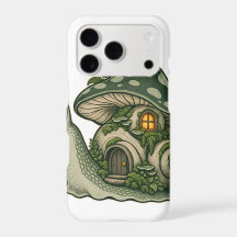 Étui de téléphone Cottage Lanterne Escargot Champi