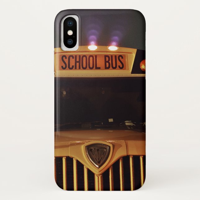 Étui de téléphone de bus dans le noir (Dos)