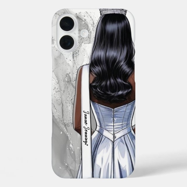 Étui de téléphone de concours Reine de concours Pa (Verso)