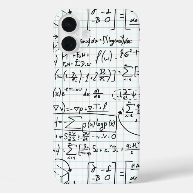 Étui de téléphone de formules de mathématiques bla (Verso)