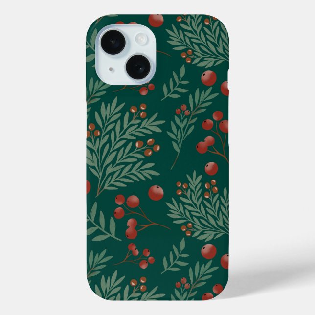 Étui de téléphone de Noël à Baie Rouge (Verso)